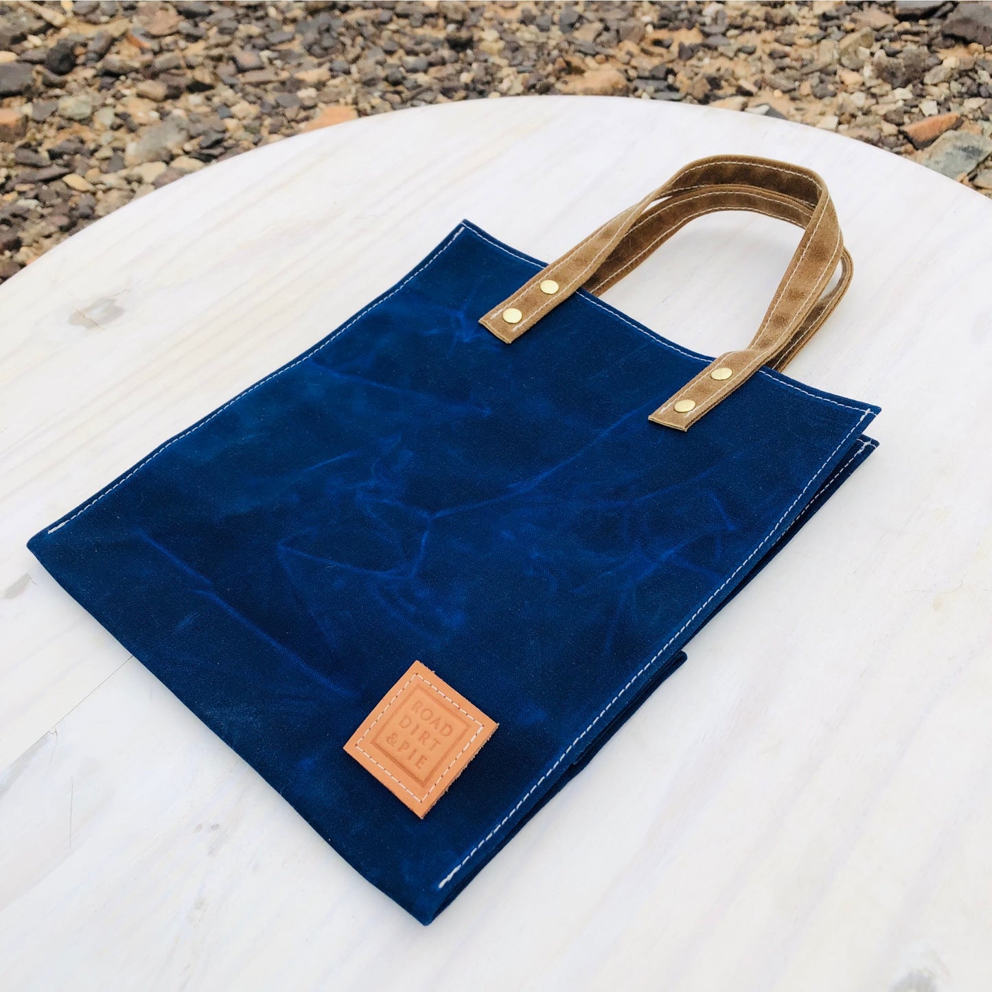 Small Waxed Canvas Tote Bag - All Color Options