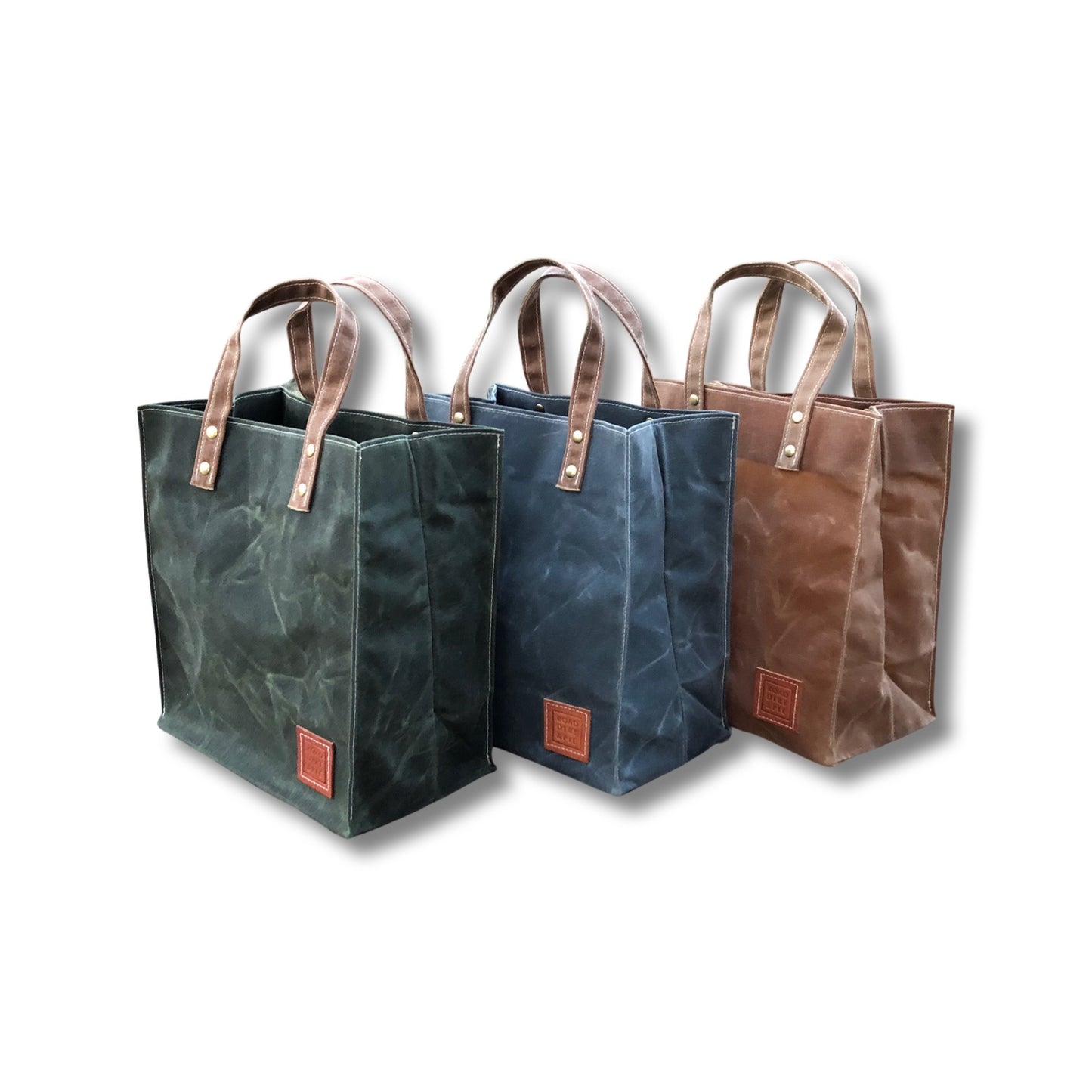 Small Waxed Canvas Tote Bag - All Color Options