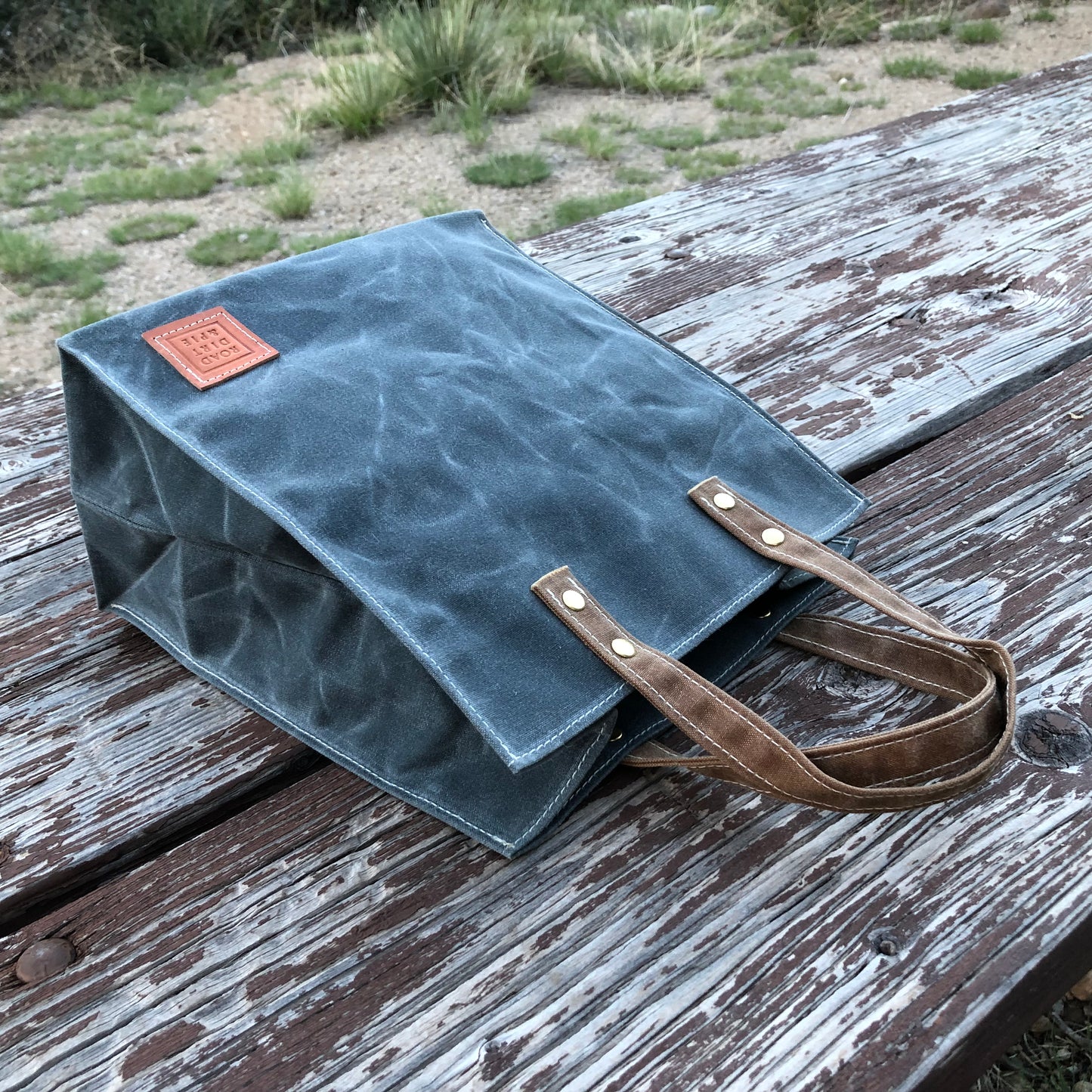 Small Waxed Canvas Tote Bag - All Color Options