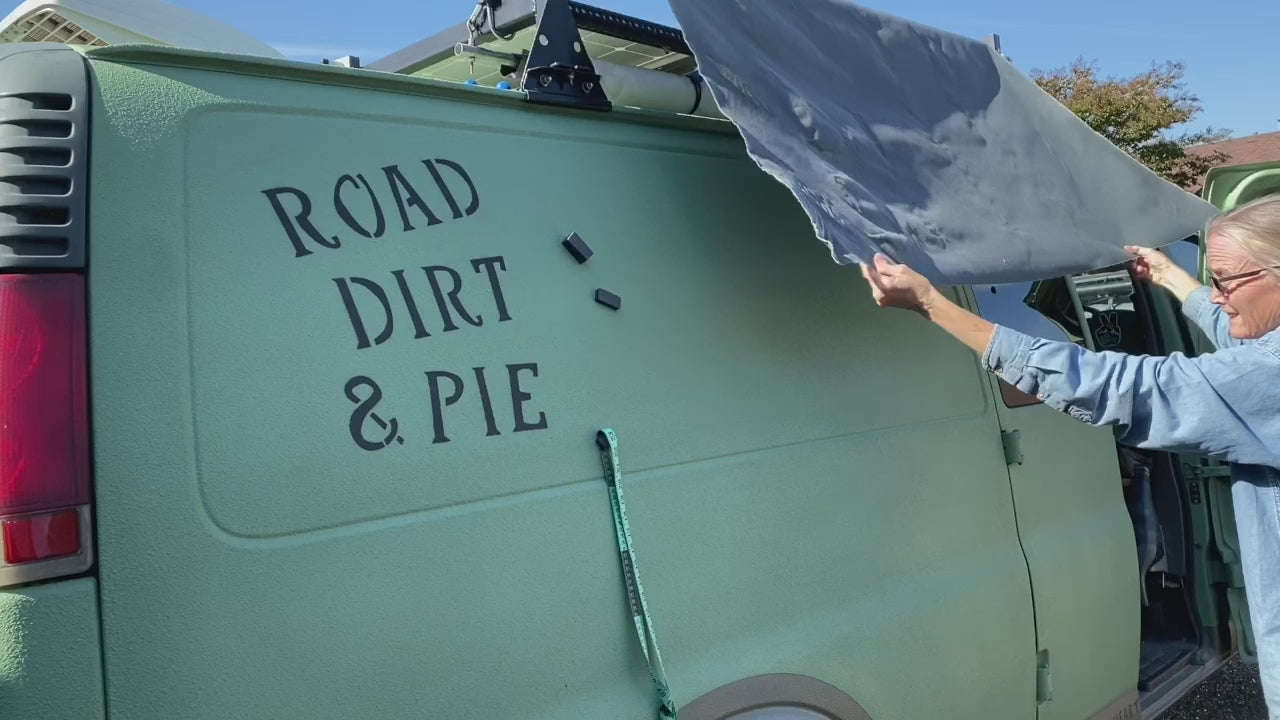 Load video: Short video introduction to the artisan behind Road Dirt and Pie.